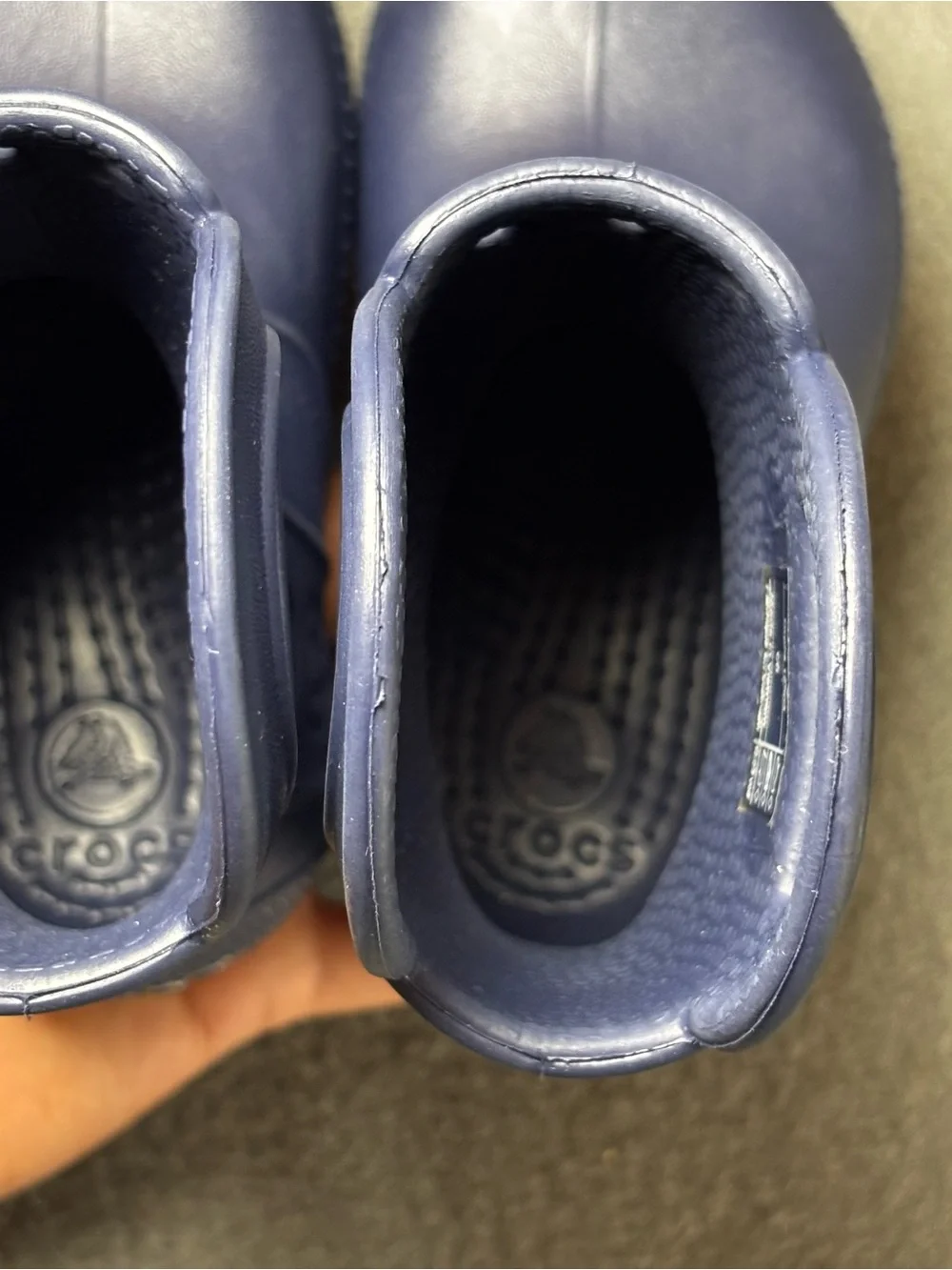 Crocs Kids Blue Handle it Rain Boots US Toddler’s Size C6 Slip-On Toddler 6